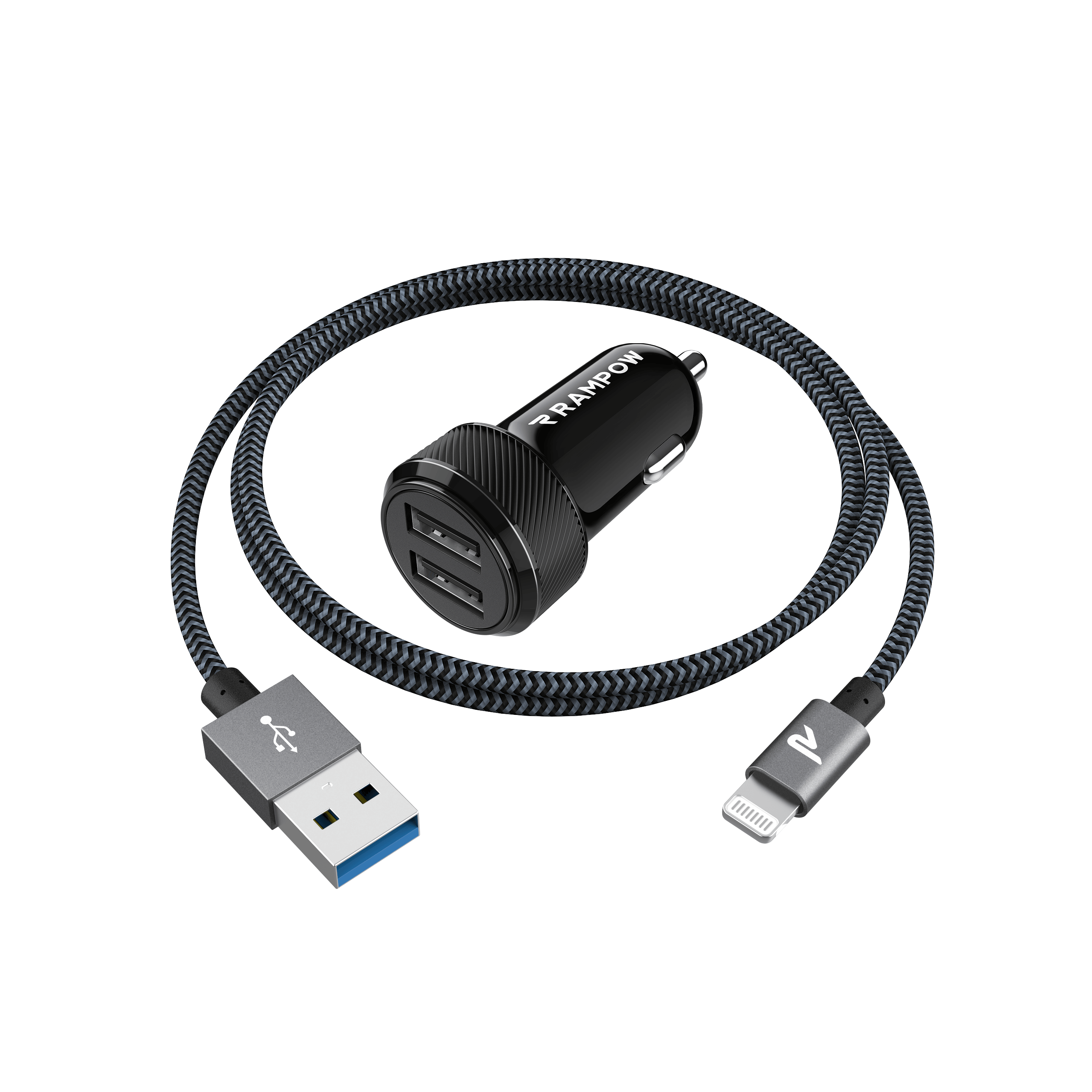 Allume Cigare USB C 38W, RAMPOW Chargeur Voiture USB C PD3.0